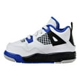 thumbnail image 4 of Kids Air Jordan 4 IV Retro TD Motorsport White Game Royal Black 308500, 4 of 6