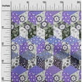 thumbnail image 2 of oneOone Rayon Purple Fabric Floral Sewing Craft Projects Fabric Prints By Yard 56 Inch Wide, 2 of 4