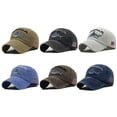 thumbnail image 4 of Sonducket Primavera algodón amantes gorra de béisbol mujeres Casual gorra hombres ajustable transpirable bordado sombreros Sombreros café Sonducket PS15225-05, 4 of 6