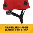 thumbnail image 4 of Casco de seguridad DEWALT DPG22 Rojo Tipo II Clase E Ratcheting, 4 of 6