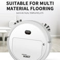 thumbnail image 5 of White Intelligent Sweeping Robot With Suction And Spray Humidifier For Household Cleaning Automatic Vacuum Cleaner For Floor Care Size Not Specified Weight 1.43 Lbs, 5 of 5