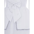 thumbnail image 6 of Ocealan Kids Girls Angel Paradise Outfits Pure White Long Sleeve Peplum Maxi Dress with Wings Set White 16, 6 of 7