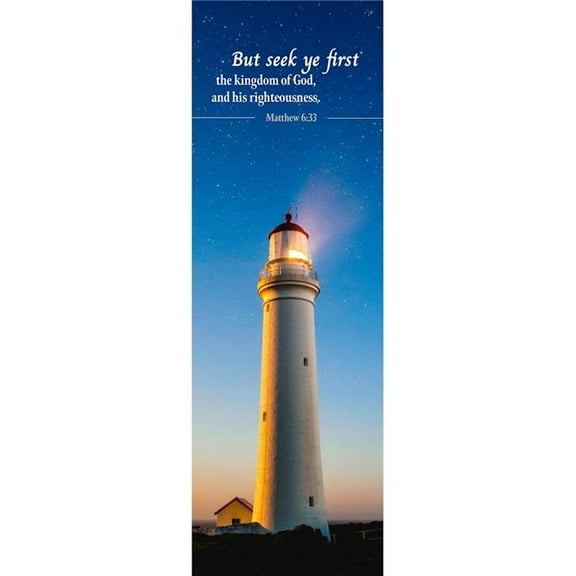 B&H Publishing  But Seek Ye First The Kingdom of God Bookmark - Matthew 6-33 KJV