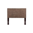 thumbnail image 3 of Maklaine Coastal Coastal Rattan/Wood Queen Headboard in Gray, 3 of 8