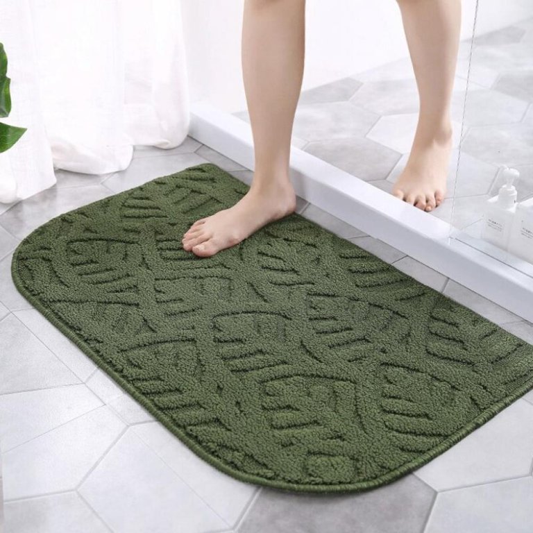 Walensee Indoor Doormat, Front Door Mat for Entrance, 20x32 Light Grey 