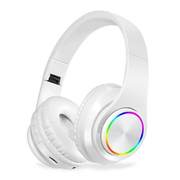 B39 RGB Luminous Wireless BT 5.0 Gaming Headset Stereo Headphone Foldablet Earphone Headphone Mic