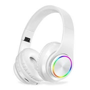 Anself B39 RGB Luminous Wireless Gaming Headset Bluetooth 5.0 Stereo Headphone Foldablet Earphone Headphone Mic (3.5mm)