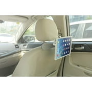 ZAZZ Car Headrest Tablet Holder (Flexible) for iPad Pro/Air/Mini, Tablets, Nintendo Switch, iPhone, Smartphones 4.5" to