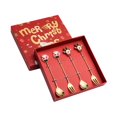 thumbnail image 4 of Juego de cubiertos reutilizables para Navidad, ideal para restaurantes, cocinas y fiestas navideñas. 4 Uds. Un, 4 of 9