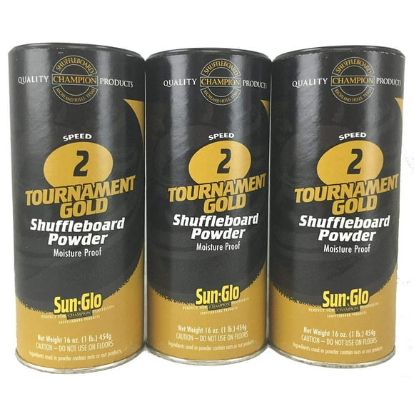 Sun-Glo #2 Speed Shuffleboard Wax- 3pk
