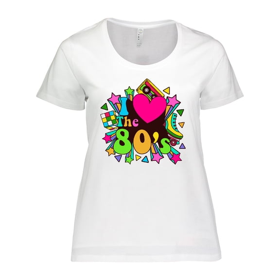 Inktastic I Love the 80's Women's Plus Size T-Shirt