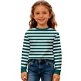 thumbnail image 4 of Tiijoy Long Sleeve T Shirt for Boys Striped Crew Neck T-Shirt Casual Soft Tee, Sizes 3-14, 4 of 4