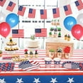 thumbnail image 2 of Independence Day Party Tableware Set ,120-Piece Disposable USA Flag Theme Plates, Cups, Napkins & Cutlery for Patriotic Celebrations, 2 of 5