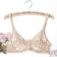 thumbnail image 2 of LYEAA Lace Bras for Women Underwire Push Up Bras Supportive Lightweight Breathable Soft Comfortable Everyday Bra Beige 36, 2 of 5
