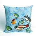 thumbnail image 2 of Liora Manne Visions III Song Birds Indoor Outdoor Decorative Pillow Cream, 2 of 2