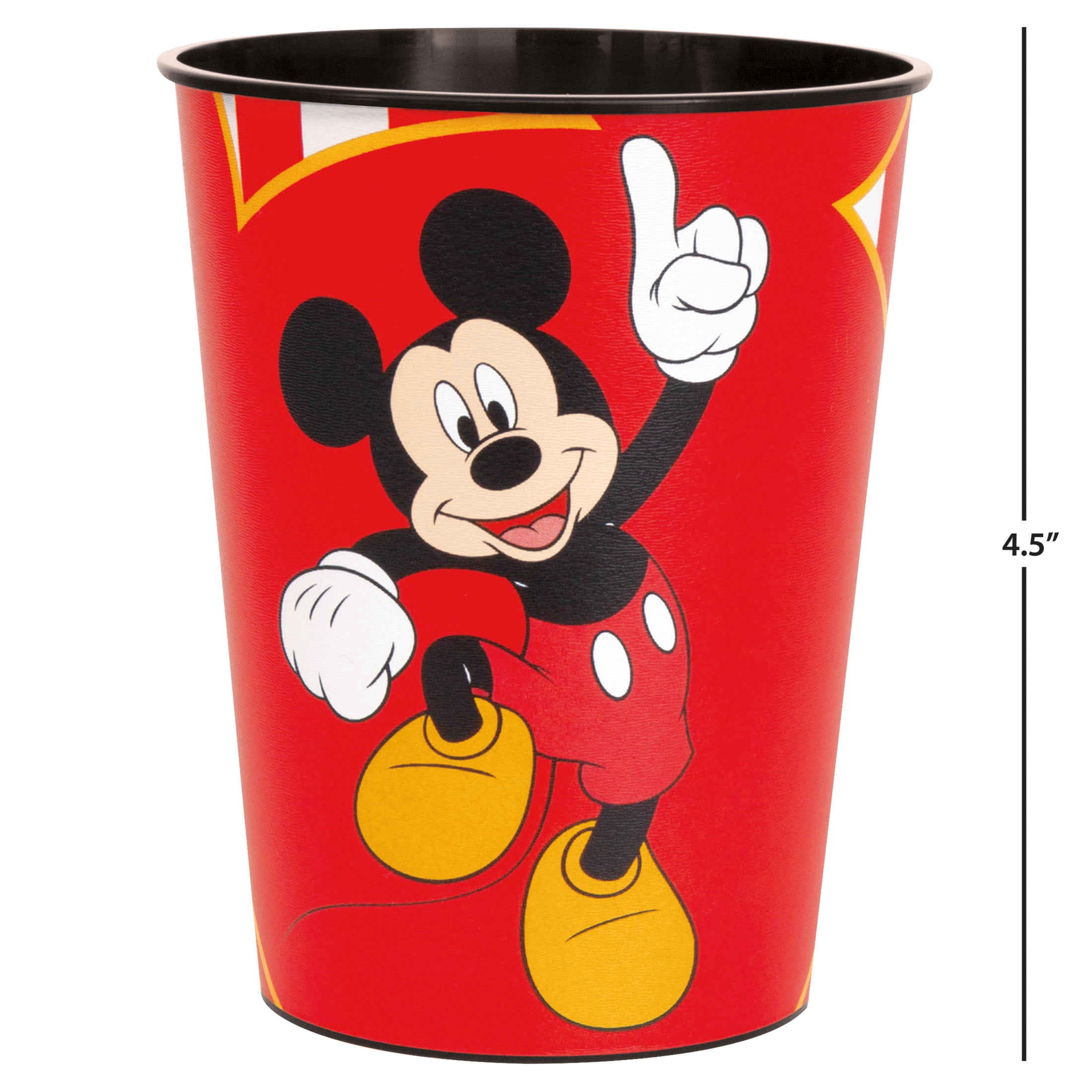 (6 pack) 1 Mickey Mouse Plastic Cup