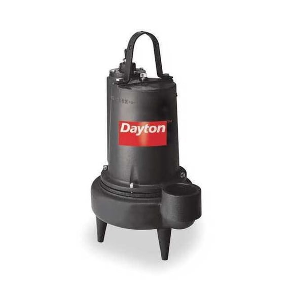 Dayton 3 HP 3" Manual Submersible Sewage Pump 460V 3BB96