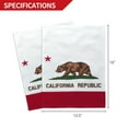 thumbnail image 7 of Anley Double Sided California State Decorative Garden Flags - Calif. CA Flags - 18 x 12.5 Inch, 7 of 7