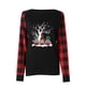thumbnail image 4 of Puntoco Navidad moda mujer Casual manga larga impreso señoras sudaderas tops Puntoco Puntoco-6364, 4 of 4