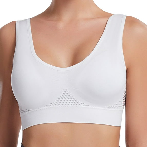 DPOIS Athletic Sports Bra for Women with Removable Cup Mats Gym Yoga Tops