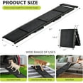 thumbnail image 3 of Rugerasy 71x17In Quad-Fold Pet Ramp for Cars, Non-Slip, 250lbs Capacity, 3 of 7