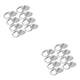 thumbnail image 2 of Ounissouiy Tapa de almacenamiento a prueba de fugas con sellado de tapa dividida 24x Reemplazo para tarro Mason Type1 NO1, 2 of 6