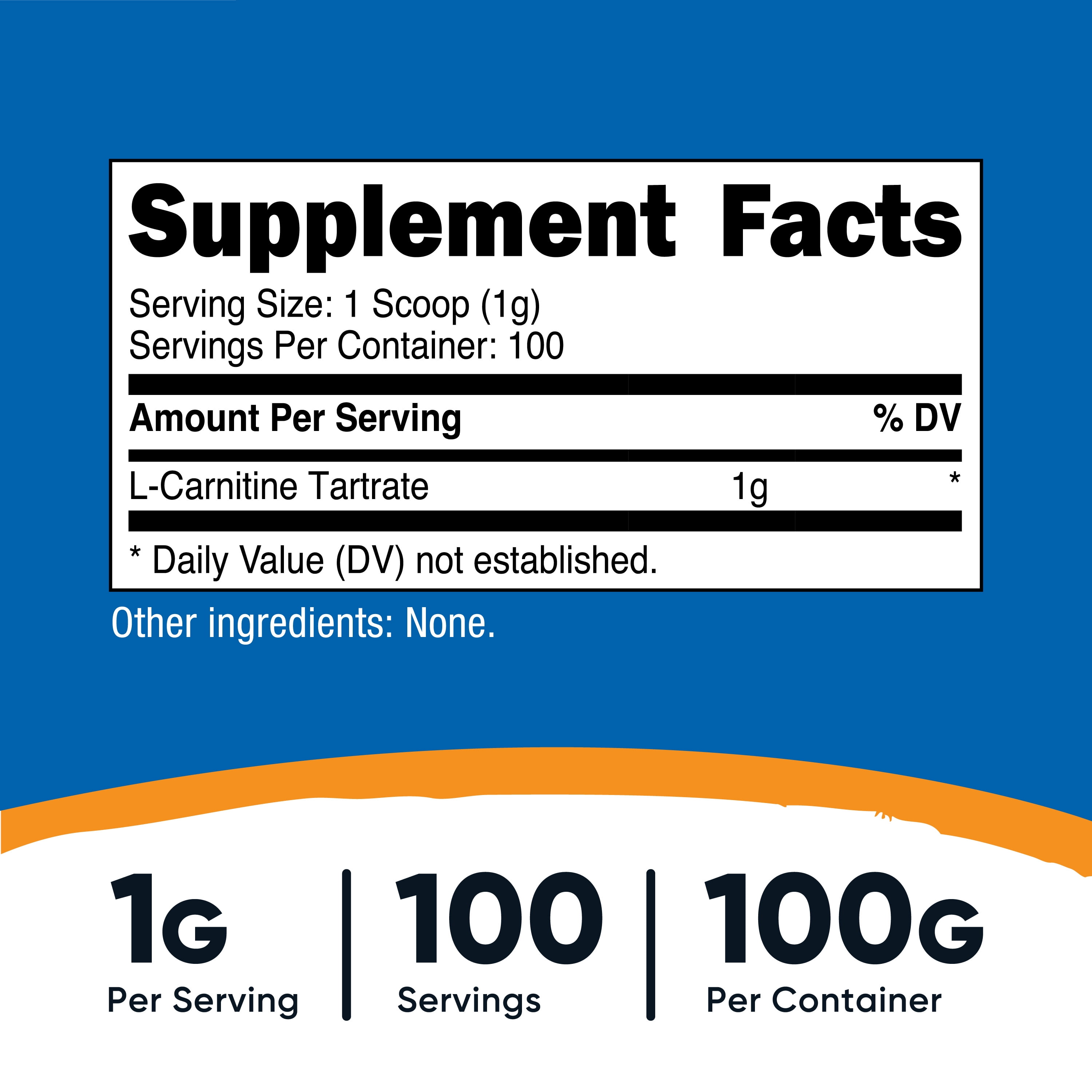 l carnitina mercado libre Nutricost L-Carnitine Tartrate Supplement Powder Liberia