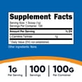 thumbnail image 5 of Nutricost L-Carnitine Tartrate Supplement Powder (100 Grams) - 1 Gram per Serving; 100 Servings, 5 of 5
