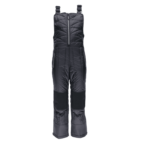 RefrigiWear Women’s Diamond Quilted Bib Overalls - Insulated, Water-Repellent, and Wind-Tight Workwear for Extreme Cold