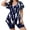 Navy, variant on Womens Plus Size Tankini Swimsuits Modest Swimdress Full Coverage Short Sleeve Bathing Suits with Shorts(Hot Pink L)