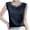 Black, variant on Staron Women's Summer Casual Sleeveless Tank Top Round Neck Solid Satin Basic Comfy Relaxed Fashion Blouse, White 3XL