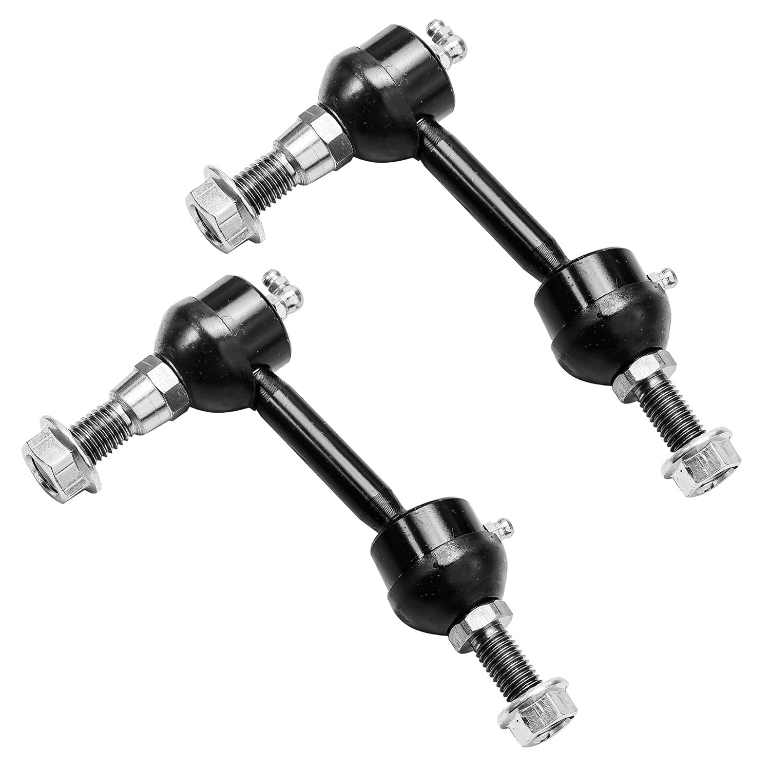 Detroit Axle - Front 12pc Suspension Kit for 2003 2004 Ford Expedition Lincoln Navigator, 2 Upper Control Arms 2 Lower Ball Joints 4 Outer Inner Tie Rods 2 Sway Bar Links 2 Boots Replacement