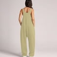 thumbnail image 6 of EINCcm Rompers for Women Casual 2024 Summer Jumpsuits Sleeveless Loose Spaghetti Strap Overalls Jumpers, 6 of 9