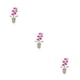 thumbnail image 3 of Flores artificiales Yuarrent Reemplazo decorativo Púrpura, 3 of 6