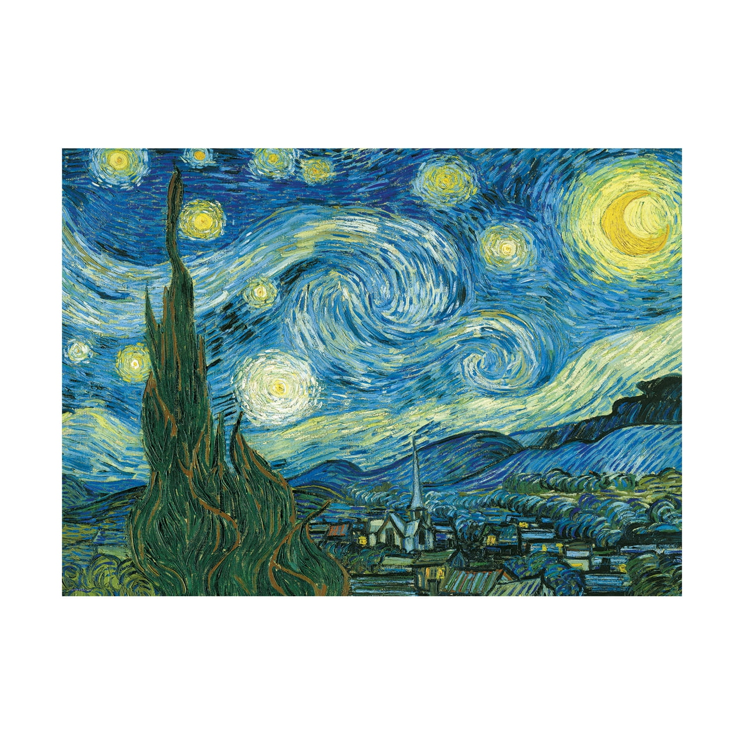 Starry Night by Vincent Van Gogh 1000-Piece Puzzle - Walmart.com