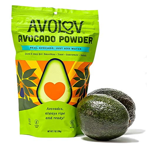 Avolov Avocado Smoothie Diet Powder Extracted from Perfectly Ripened Hass Avocados, 100% Organic Pure Healthy Ingredients, Great for Morning Smoothies