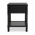 thumbnail image 2 of Davinci Jenny Lind Spindle Nightstand, Ebony, 2 of 4