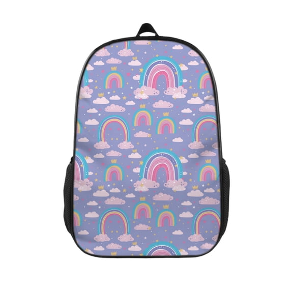 Rainbow Backpack 17 Inch Large Capacity Casual Daily Commuter Backpack