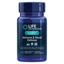 Life Extension FLORASSIST® Immune & Nasal Defense, L. rhamnosus CRL1505, Immune Response, Healthy Nasal Airflow, Seasonal Support, Gluten-Free, Non-GMO, 1 Daily, Vegetarian, 30 Capsules
