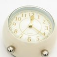 thumbnail image 3 of GROWTH TANK Silent Bedside clock Table Alarm Clock with Nigth Light Beige, 3 of 7