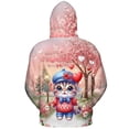 thumbnail image 2 of Happy Valentine’s Day Adorable Scottish Fold Kitten Holding Heart Balloon All Over Print 3D Hoodie Unisex Merch Hoodies Cat Lover Kitten Owner Gifts - 00030, 2 of 6