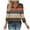 Khaki, variant on Women Fall Clothes V Neck Hippie Tie Dye 3/4 Sleeve Top Tees Tshirts Fall Blouse Fall Fashion Must Haves My Items