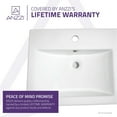 thumbnail image 5 of ANZZI Vitruvius Series 20.5" Ceramic Vessel Bathroom Sink in Glossy White, 5 of 5