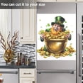 thumbnail image 5 of St-patrick's Day Golds Man Dishwasher Magnetic Covers Magnet Sticker Kitchen Decor Dishwasher Refrigerator Front Door Covers Decorative Magnetic 23" x 26", 5 of 5