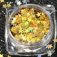 thumbnail image 5 of Gold Star Sequins Decorations 3mm Tiny Glitter Embellishments For Women Manicure Accessories Shiny Metallic Decorative Ornaments DIY Design, 5 of 7