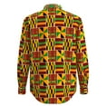 thumbnail image 3 of African Men's reversible shirt long sleeve tops shirt party clothing, 3 of 5