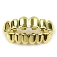 thumbnail image 1 of Grils de Dents Hip-Hop Plaqués Or, Dents du Haut et du Bas, Gangster, 1 of 2