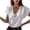 White-02, variant on Mittory Women V Neck Short Sleeve Shirts Lace Trim Blouse Popular Trendy Cute Tops