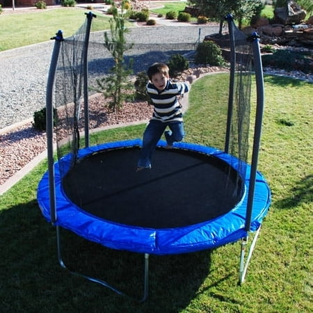 Skywalker Trampolines 8' Trampoline, with Safety Enclosure, Blue