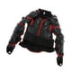 thumbnail image 4 of Chaqueta integral para motocicleta, tallas S a XXXL, para carreras de motocross, protección para la columna vertebral y el pecho Negro + rojo XXXL, 4 of 9